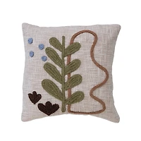 Hello Honey® Plant Design Slub Pillow