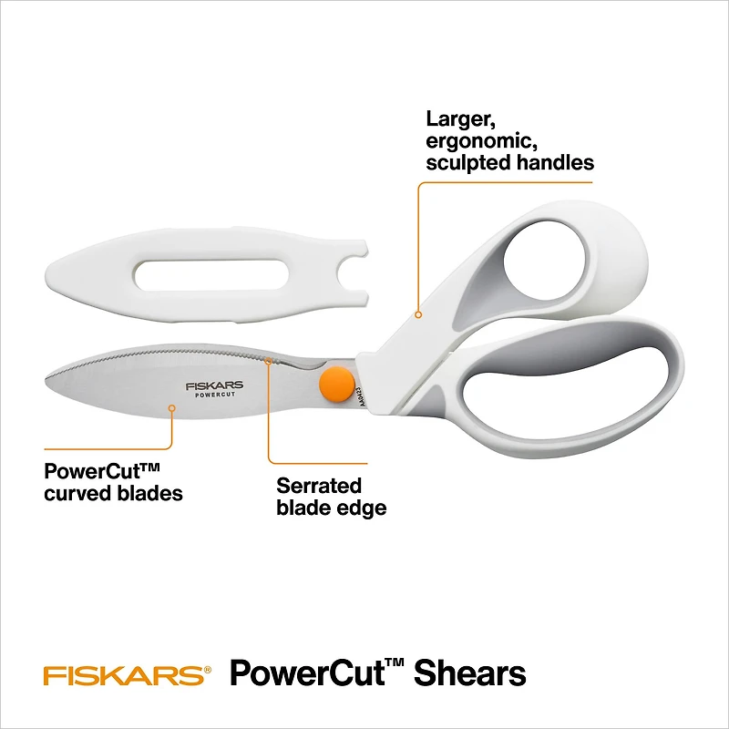 Fiskars® 9" PowerCut™ Shears