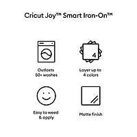 Cricut Joy™ Smart Iron-On™ Sampler