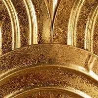 Hello Honey® 31.25" Gold Decorative Waves Metal Wall Art