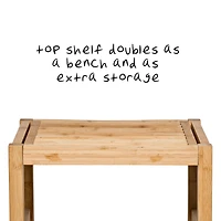 Honey Can Do Bamboo Spa Bench