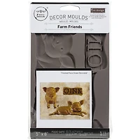 Redesign with Prima® Decor Mould® Farm Friends Silicone Mold