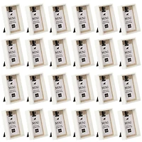 24 Pack: White Deep Box 2.5" x 3.5" Mini Clip Frame by Studio Décor®