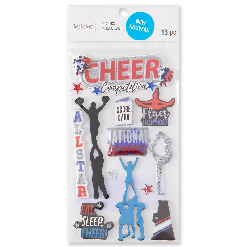 Pro Cheerleading Dimensional Stickers by Recollections™