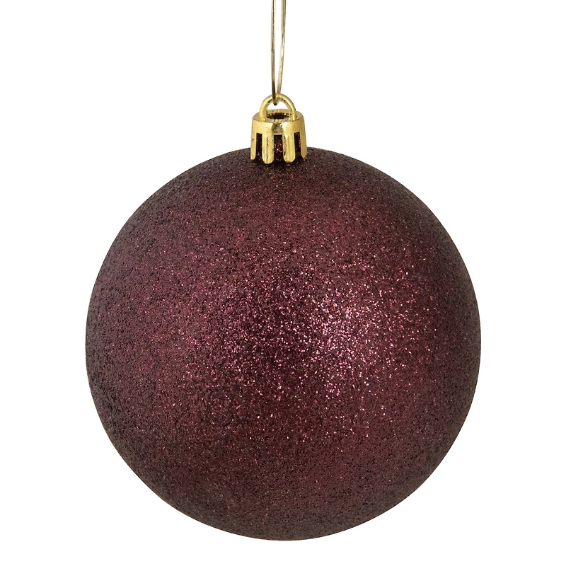 32ct. 3.25" 4-Finish Mulberry Shatterproof Ball Ornaments