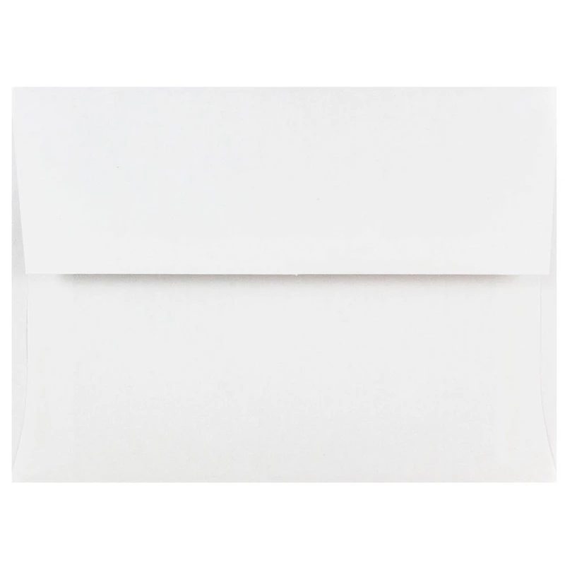 JAM Paper 4.75" x 6.5" White Invitation Envelopes