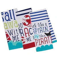 DII® Anchor's Away Collection Sailing Kitchen Dishtowels, 3ct.