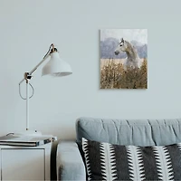 Stupell Industries Wild Horse in Tall Grass Canvas Wall Art