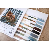 LetiStitch Owls Family Counted Cross Stitch Kit