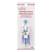Mini Purple & Blue Nutcracker Decoration by Ashland®