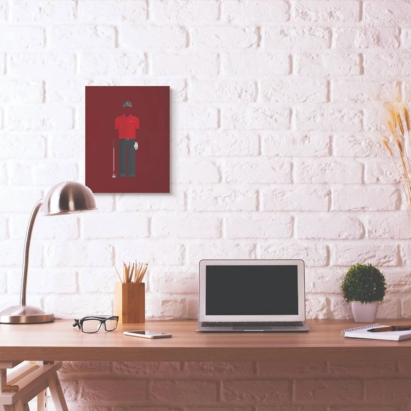 Stupell Industries Tiger Woods Fashion Design Canvas Wall Art