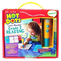 Educational Insights Hot Dots Jr. Let's Master Grade 2 Reading Set with Hot Dots Pen