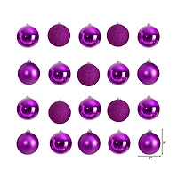 20ct. 3" Shatterproof Christmas Ornaments