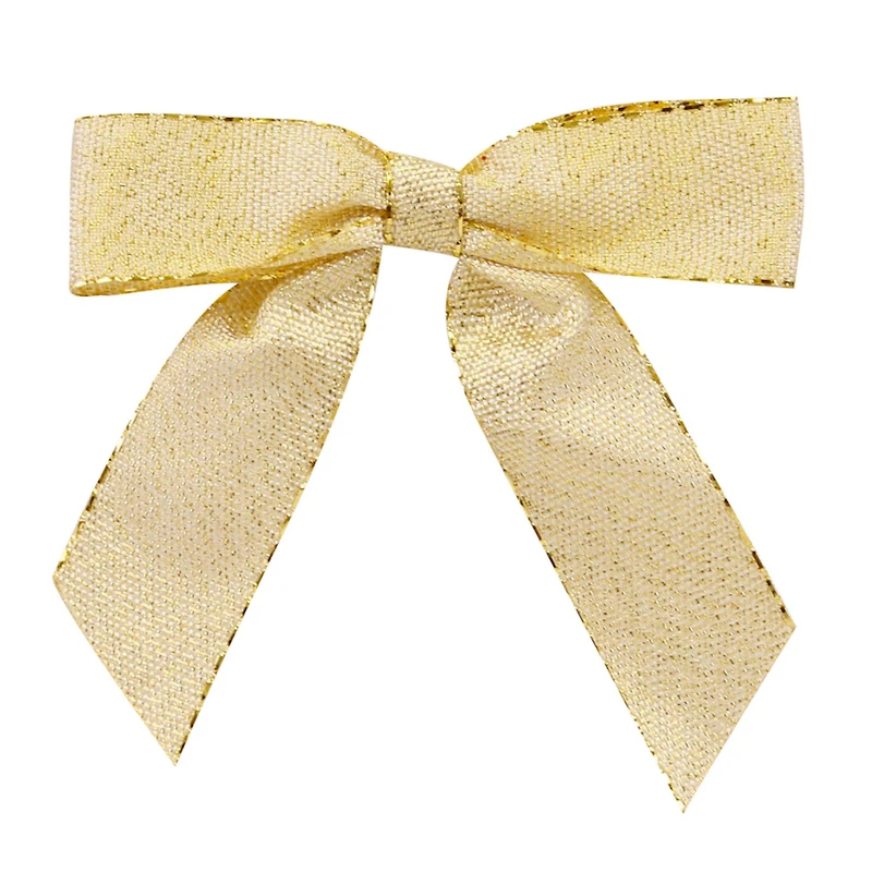 JAM Paper 5/8" Metallic Glimmer Twist Tie Bows