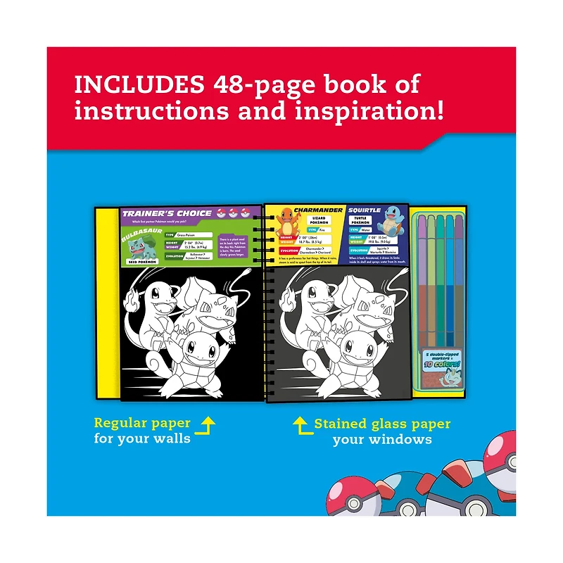 Pokemon Stained Glass Art