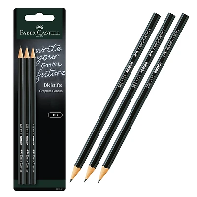 Faber-Castell® SV 1111 HB Graphite Pencils, 3ct.