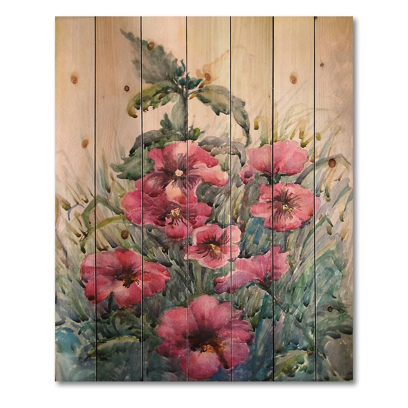 Designart - Blossoming Hibiscus In The Wild