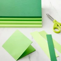 6 Packs: 100 ct. (600 total) Garden Greens 8.5" x 11" Cardstock Paper by Recollections™