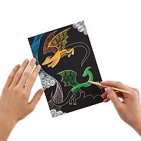OOLY Fantastic Dragon Scratch & Scribble Art Kit