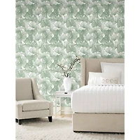 RoomMates Gingko Leaves Peel & Stick Wallpaper