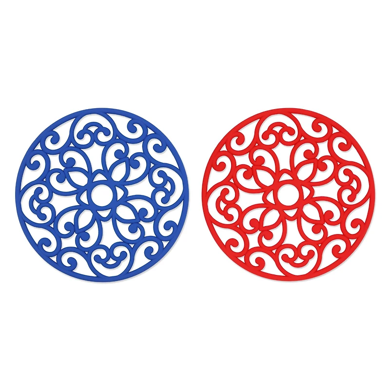 Assorted 8" Silicone Trivet, 1pc. by Fab Finds