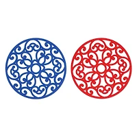 Assorted 8" Silicone Trivet, 1pc. by Fab Finds