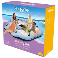 Funsicle 9ft. Tahoe Party Island Inflatable Water Float