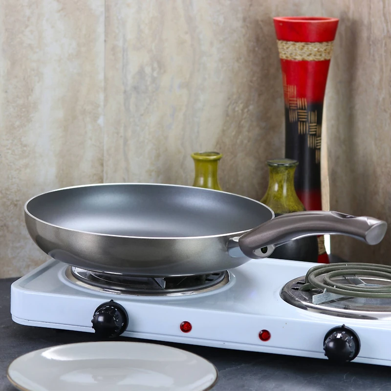 Oster Sato 10" Metallic Champagne Aluminum Frying Pan