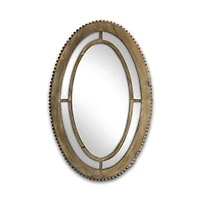 32.25" Wooden Wall Mirror