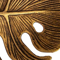 Hello Honey® 6.5" Antique Monstera Leaf Tabletop Accent