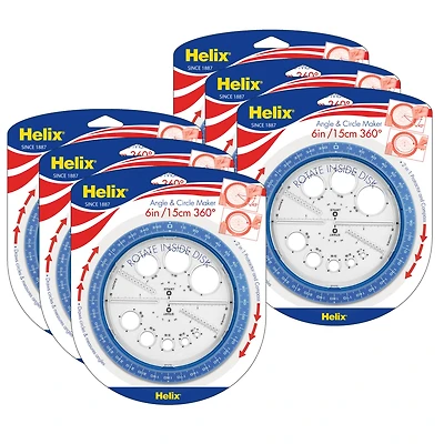 Helix® 360° Angle & Circle Maker, 6ct.