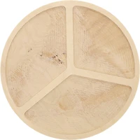 Leisure Arts® 10" Circle with Trio Welled Wood Surface