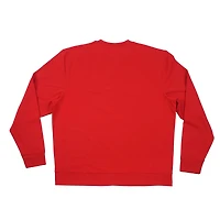 Holiday Red Sweatshirt & White Iron-On Glitter Vinyl Craft Bundle