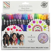 Craft Cord Value Pack by Loops & Threads™, 105ct.