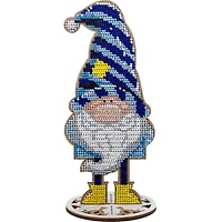 Wonderland Crafts Gnome Bead Embroidery on Wood Kit
