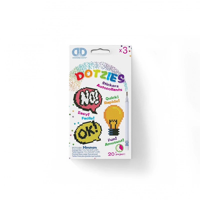Diamond Dotz® Dotzies® Hmmm Stickers Kit