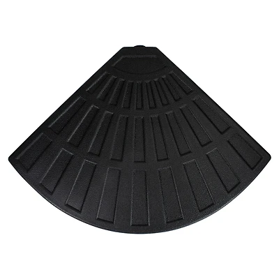 26" Black Fan Off-Set Umbrella Base