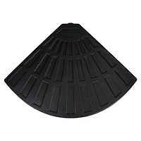 26" Black Fan Off-Set Umbrella Base