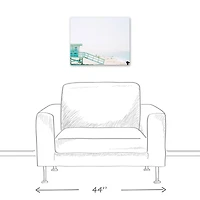 Beach Tower 20" x 16" Canvas Wall Art
