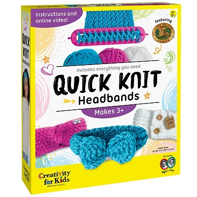 Creativity for Kids Quick Knit Headbands Kit