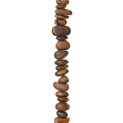 12 Pack:  Brown Tiger Eye Stone Nugget Beads by Bead Landing™