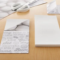 3.75" x 8.875" White Cardstock by Recollections™, 100 Sheets
