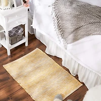 DII® Variegated Stripe Handwoven Recycled Yarn Rug