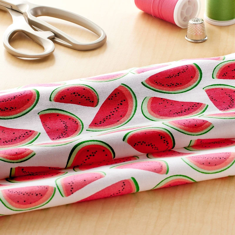Watermelon Cotton Fabric by Loops & Threads™