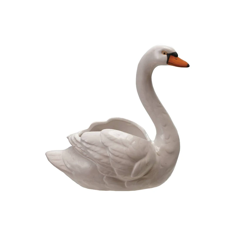 Hello Honey® Stoneware Swan Planter