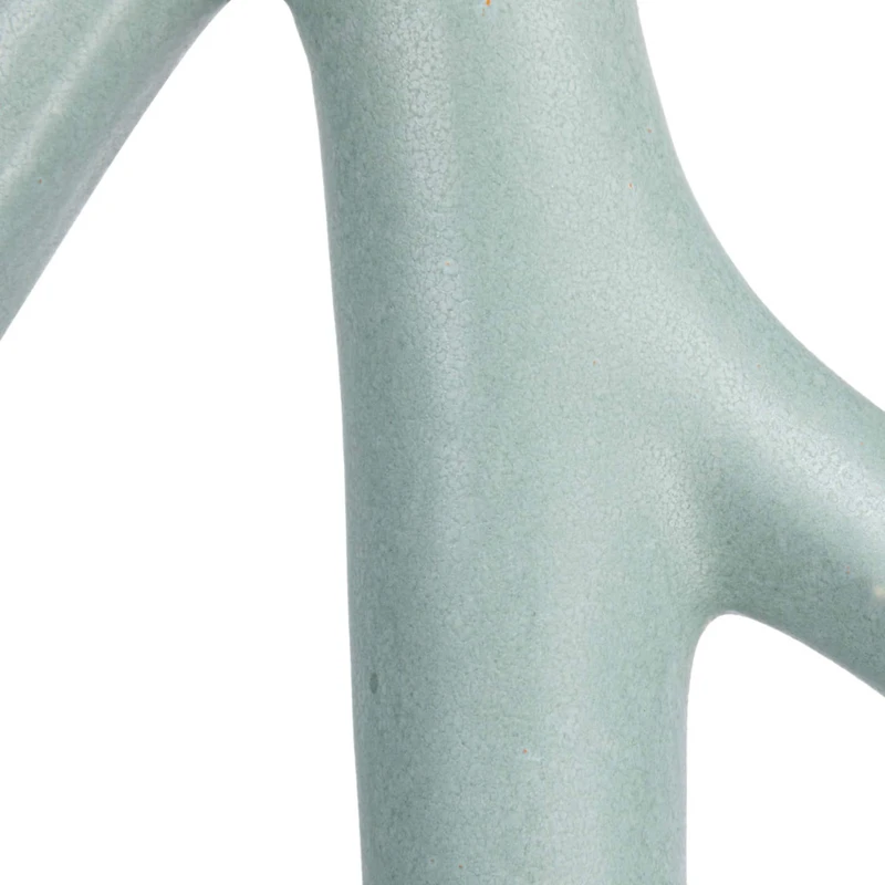 Hello Honey® Bloomingville 15" Matte Blue Stoneware Sculptural Vase