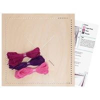 Leisure Arts® Intermediate Twister Wood Stitched String Art Panel Kit 