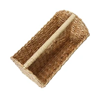 Household Essentials 16" Wide Cattail Woven Magazine Rack