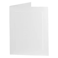 JAM Paper A2 White Blank Foldover Cards with Panel