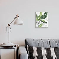 Stupell Industries Expressive Palm Linework Green Pop Detail Wall Plaque